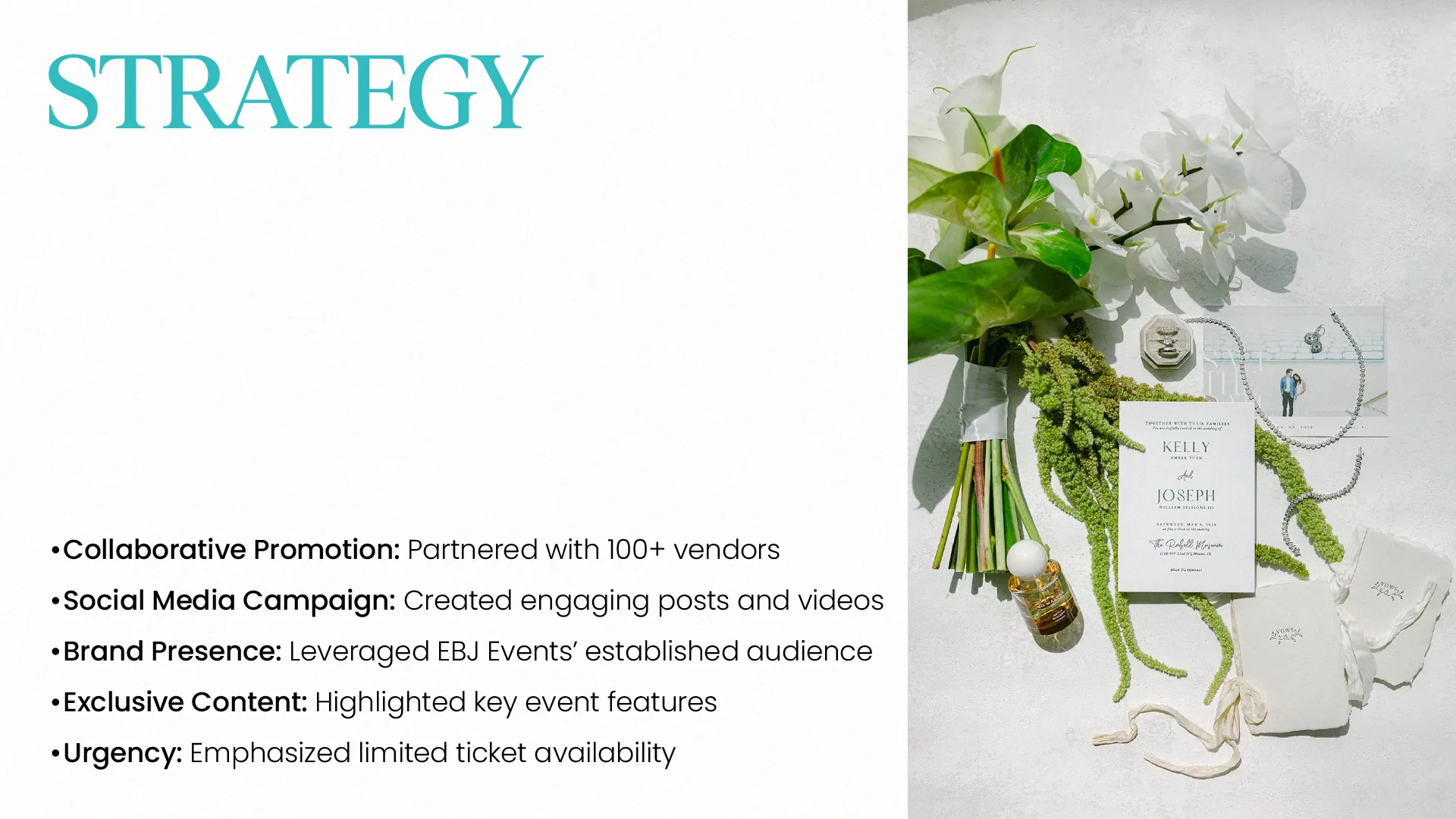 Campaign strategy built on vendor collaboration, paid social and limited ticket urgency