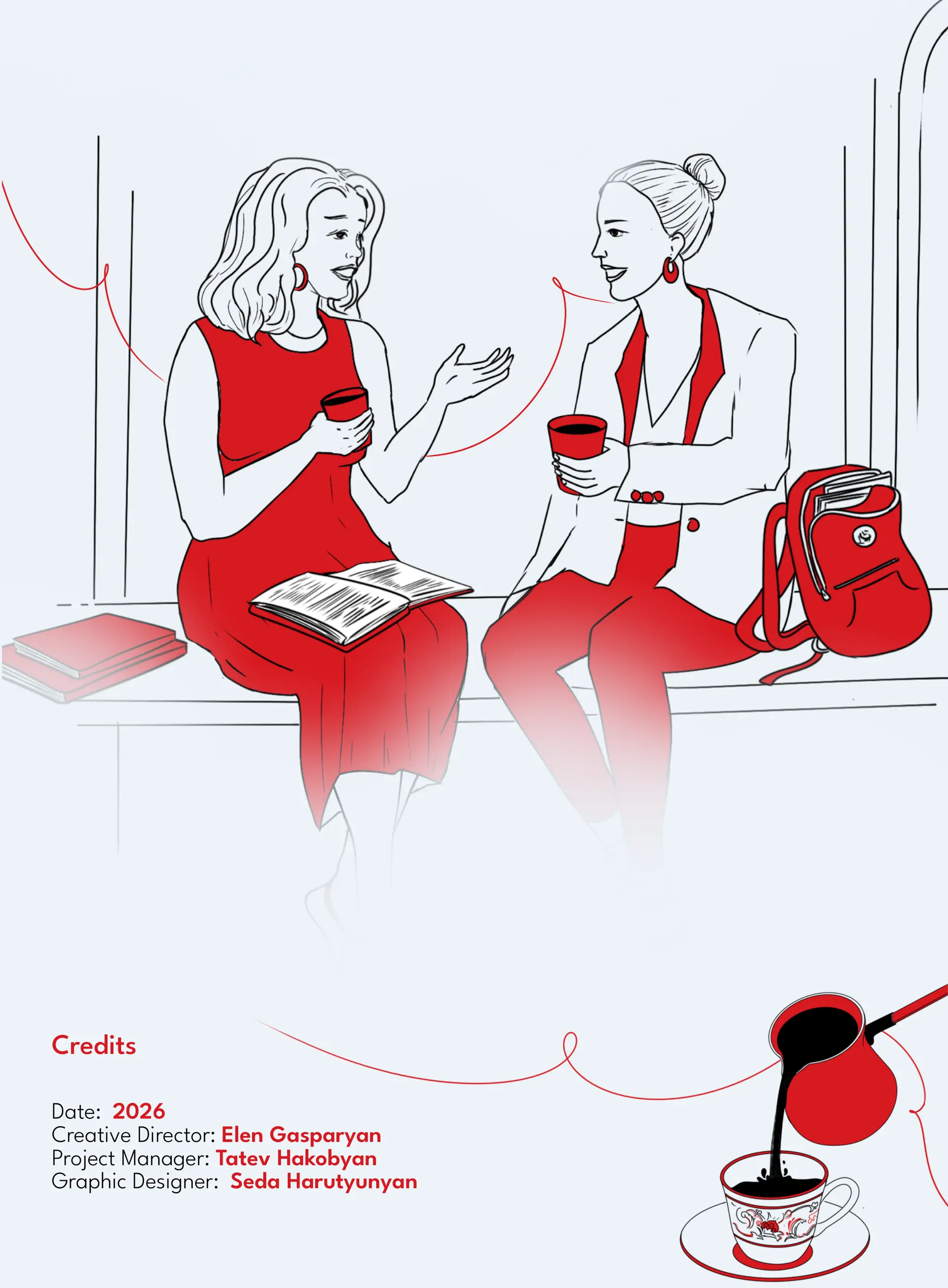 Campaign illustration and project credits